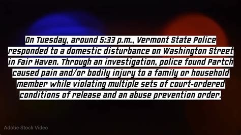 Vermonter arrested following domestic dispute